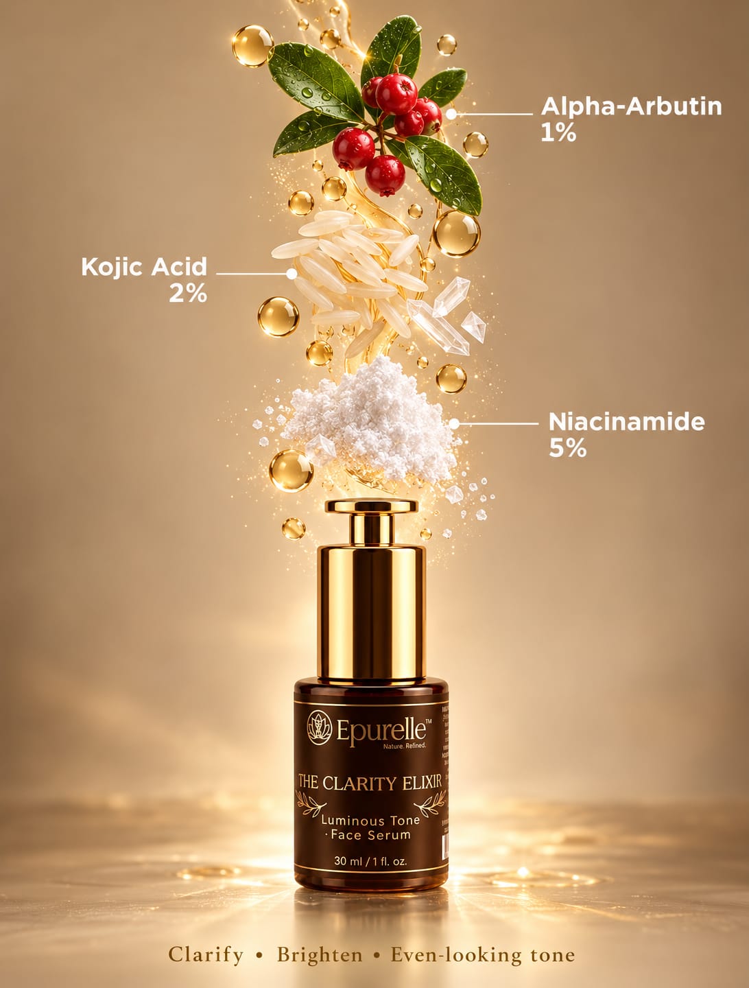 THE CLARITY ELIXIR | Luminous Tone Face Serum